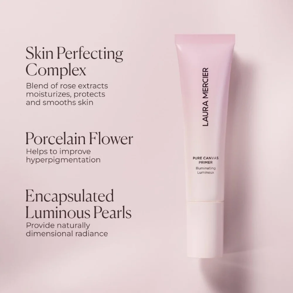 Laura Mercier Pure Canvas Primer: Illuminating, 15ml (Travel Size), NIB